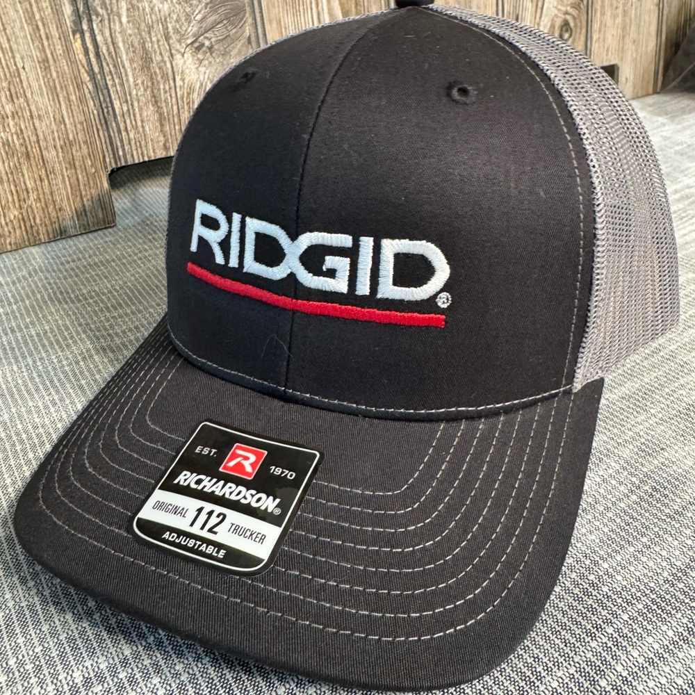RIDGID Black and Gray Trucker Hat